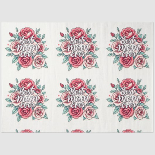 Papier Mousseline Collection de cadeaux de luxe floral populaire (Recto)