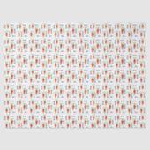 Papier Mousseline Collection de carottes cool (Recto)