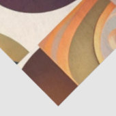 Papier Mousseline Collection de Carrés Abstraits rétro moderne (Détail)