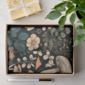 Papier Mousseline Collection de champignons et de fleurs rétro (Cadeau)