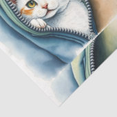 Papier Mousseline Collection de chats d'aquarelle magnifique moderne (Détail)