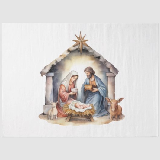 Papier Mousseline Collection de conception de la Nativité 3 (Recto)