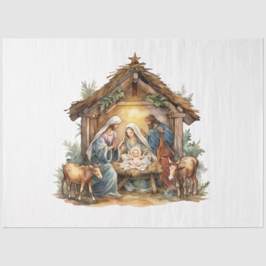 Papier Mousseline Collection de conception de la Nativité 5 (Recto)