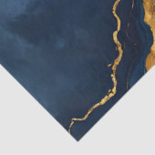 Papier Mousseline Collection de marbre bleu bleu marine (Détail)