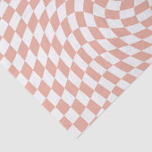 Papier Mousseline Collection de mariage Rose Gold Check à carreaux (Détail)