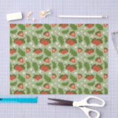 Papier Mousseline Collection de Motifs de paniers de fruits - Fraise (Artisanat)