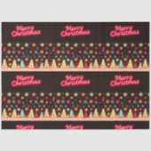 Papier Mousseline Collection de Noël Neon tendance (Recto)