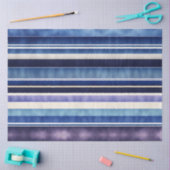 Papier Mousseline Collection de rayures de bateaux bleus de la Marin (Artisanat)