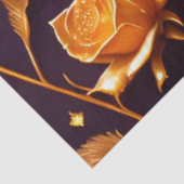 Papier Mousseline Collection de Roses de luxe Gold Boho tendance (Détail)