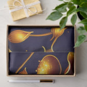 Papier Mousseline Collection de Roses d'or Boho moderne (Cadeau)