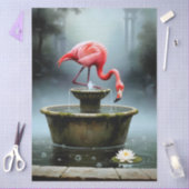 Papier Mousseline Collection Decoupage Flamingo (Artisanat)