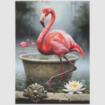 Collection Decoupage Flamingo