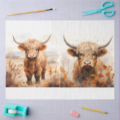 Papier Mousseline Collection Design de vaches Highland 5 (Artisanat)