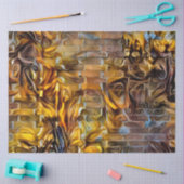 Papier Mousseline Collection d'oeuvres d'art Golden Dream (Artisanat)