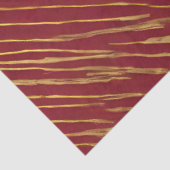 Papier Mousseline Collection d'or de luxe moderne bordeaux (Détail)