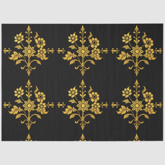 Papier Mousseline Collection Florale Populaire Élégante (Recto)