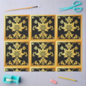 Papier Mousseline Collection florale tendance de luxe (Artisanat)