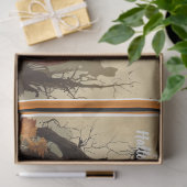 Papier Mousseline Collection Halloween Citrouille éffrayant (Cadeau)