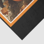 Papier Mousseline Collection Halloween Citrouille éffrayant (Détail)