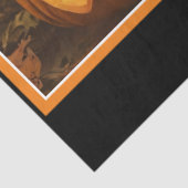 Papier Mousseline Collection Halloween grand Citrouille (Détail)