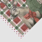 Papier Mousseline Collection Hipster Père Noël (Détail)