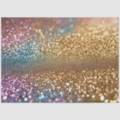 Papier Mousseline Collection Holographique Opal Parties scintillant  (Recto)