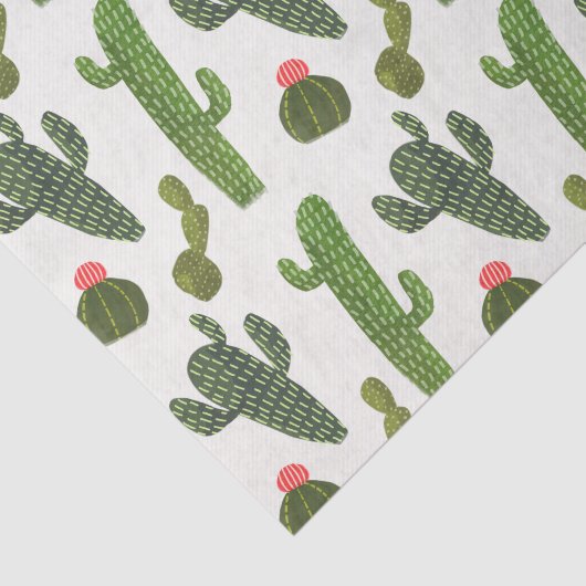 Papier Mousseline Collection Llamarama | Cactus mignons (Détail)