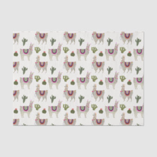 Papier Mousseline Collection Llamarama   Cute Llamas