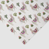 Papier Mousseline Collection Llamarama | Cute Llamas (Détail)