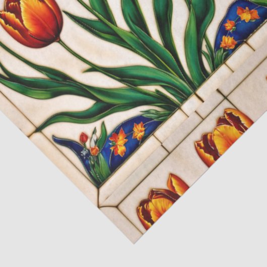 Papier Mousseline Collection magnifique Tulipes modernes (Détail)