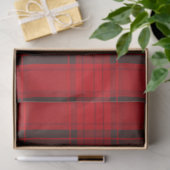 Papier Mousseline Collection moderne Tartan Rouge traditionnel (Cadeau)