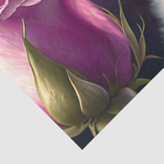 Papier Mousseline Collection rose Et Chien Sucré (Détail)