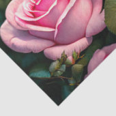 Papier Mousseline Collection roses Et Petits Chiens (Détail)