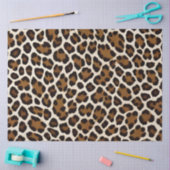 Papier Mousseline Collection tendance Leopard blanc haut de gamme (Artisanat)