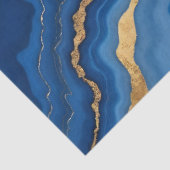 Papier Mousseline Collection tendance Royal Blue Gold Marble Collect (Détail)