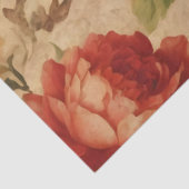 Papier Mousseline Collection Vintage d'aquarelle florale populaire (Détail)