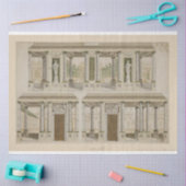 Papier Mousseline Colonnes et statues architecturales Papier de déco (Artisanat)