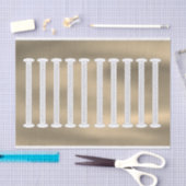 Papier Mousseline Colonnes Romaines Architecturales  (Artisanat)