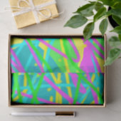 Papier Mousseline Color My Dreams Scribble Motif Expressive Artsy (Cadeau)