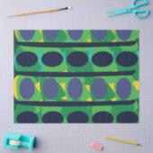 Papier Mousseline Coloré Abstrait moderne géométrique (Artisanat)