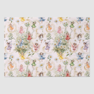 Papier Mousseline Coloré Magique Cute Floral Fées Parties scintillan
