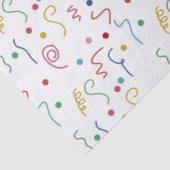 Papier Mousseline Colored Party Confetti Pattern (Détail)