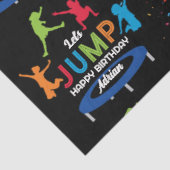 Papier Mousseline Colorée Trampoline Park Jump Anniversaire de enfan (Détail)