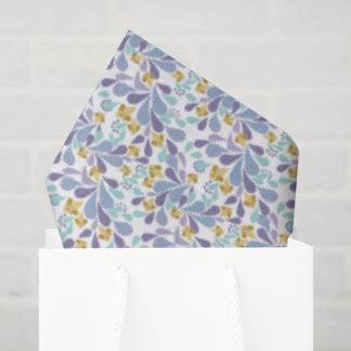 Papier Mousseline Colorful bouquets of retro flowers on white 