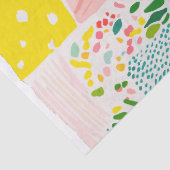 Papier Mousseline Colorful Pastel Patchwork Preppy (Détail)