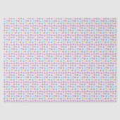 Papier Mousseline Colorful Small Motif Heart Pattern (Recto)