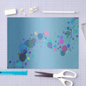 Papier Mousseline Colorful Spots (Artisanat)