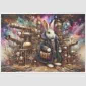 Papier Mousseline Colorful Steampunk Rabbit Magique Découpage (Recto)