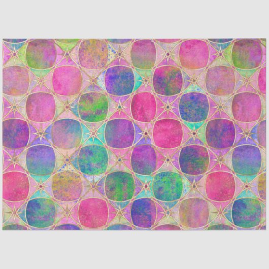 Papier Mousseline Colorful tissue paper  (Recto)