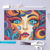 Papier Mousseline ColorPop Ladies ArtFace (Artisanat)